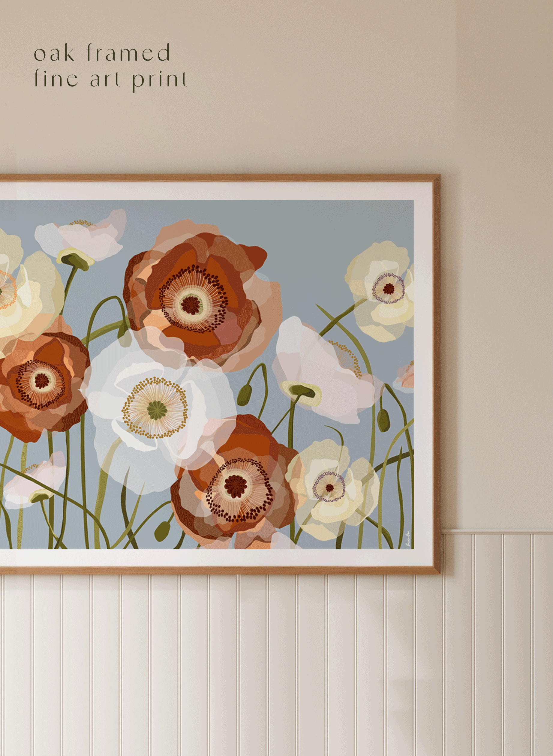 POPPY MEADOW ~ SKY