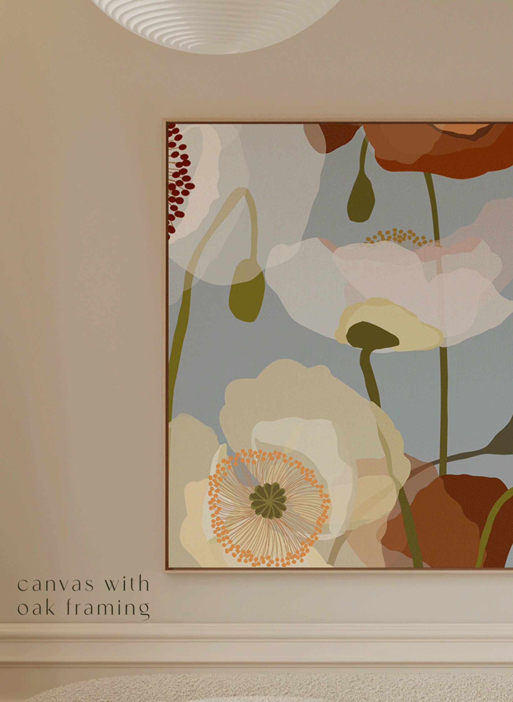 POPPY BLOOM 1 ~ SKY
