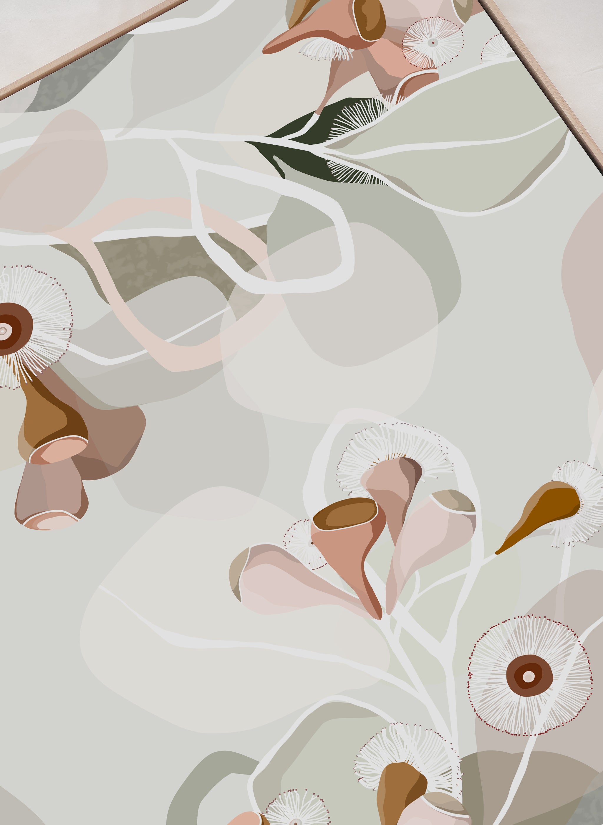 Booie and Ben - Botanical Artwork - Summer Bloom Sage - Close Up - Fine Art Print