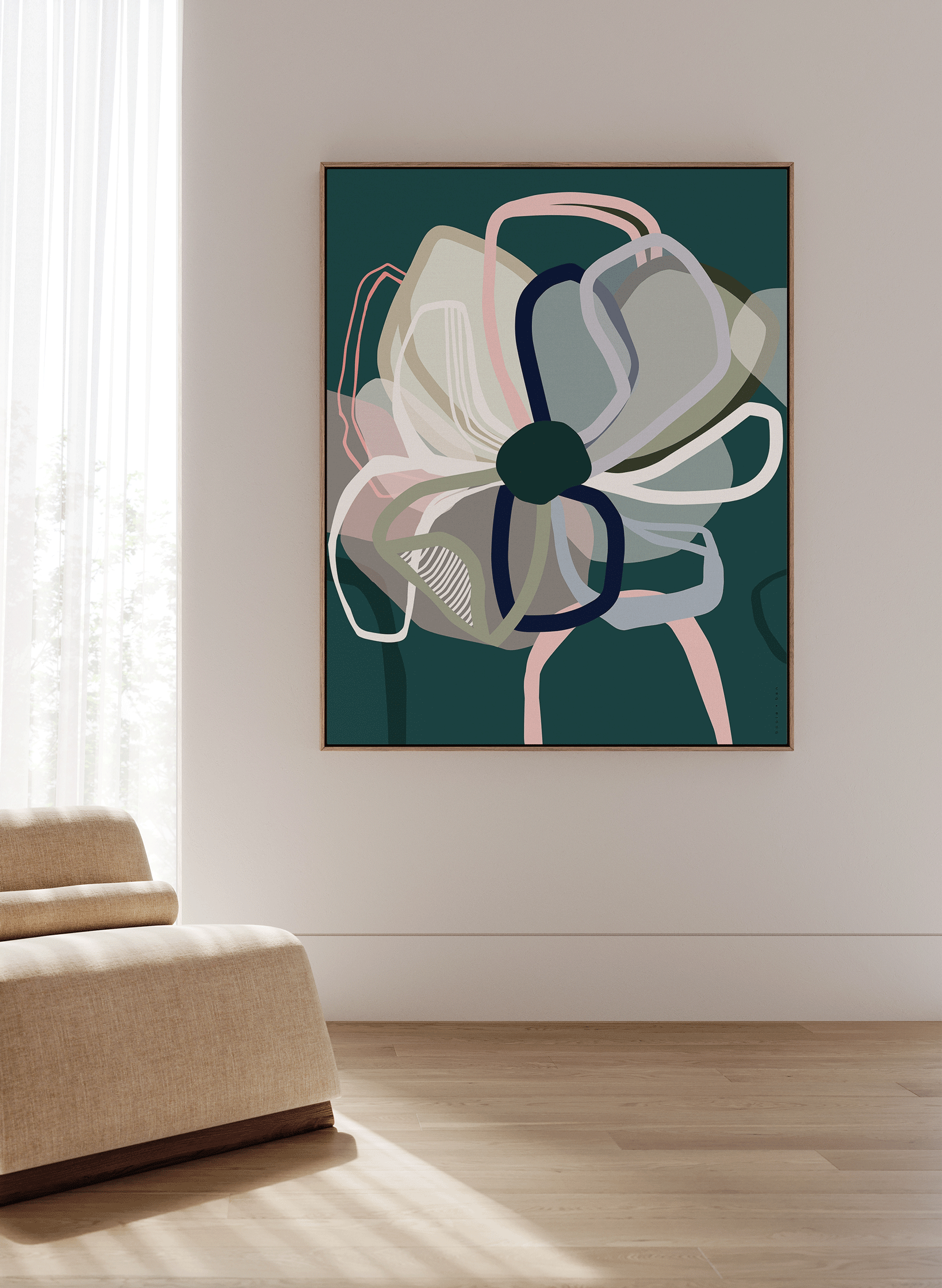 WILDFLOWER ~ VERTICAL ~ EMERALD